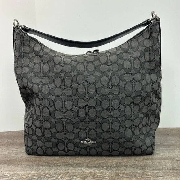 GUC Coach Signature Outline CELESTE Hobo Shoulder Bag - Picture 1 of 15